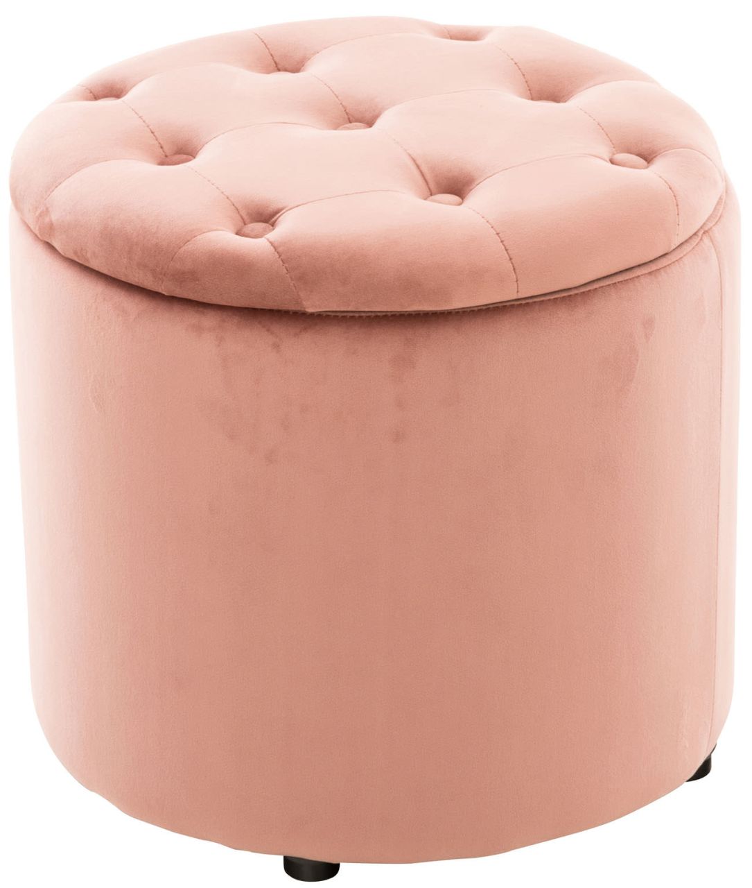 Sitzhocker Pantin Samt pink