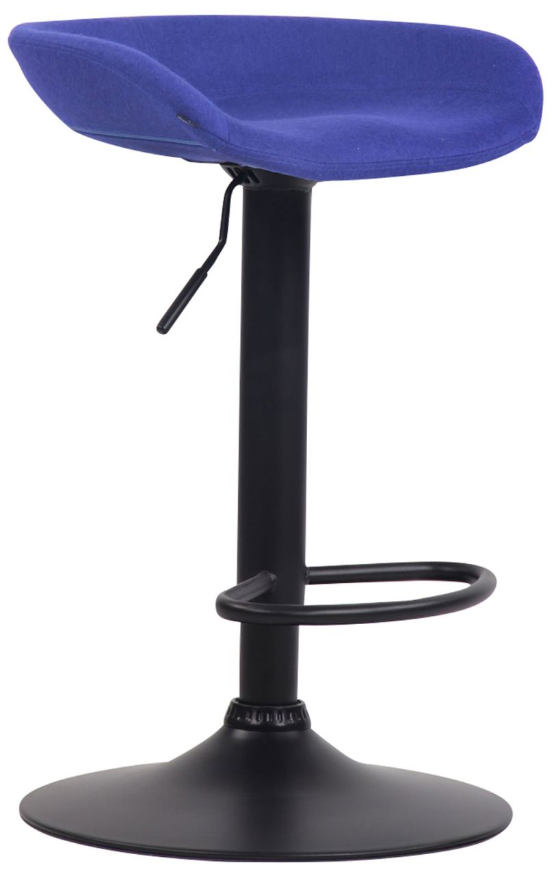 Barhocker Anaheim Filz schwarz blau