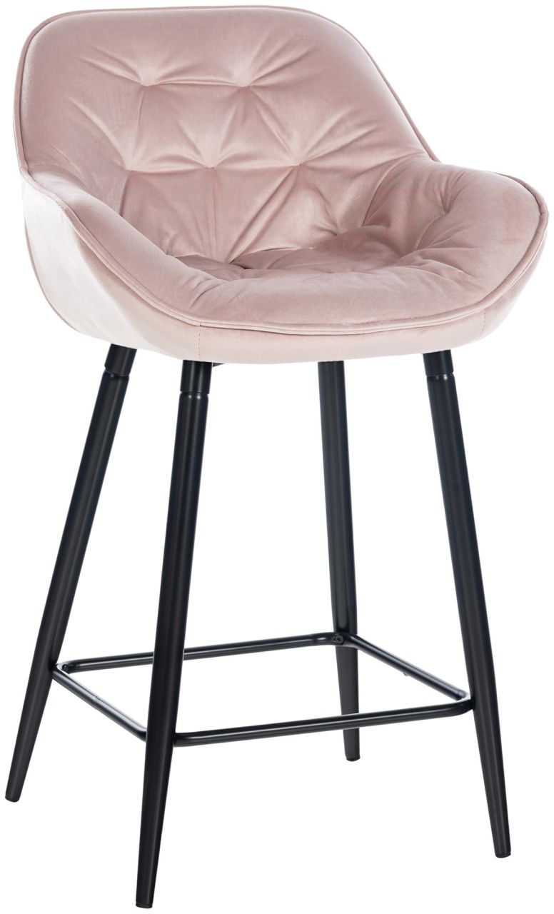 Barhocker Gibson Samt pink