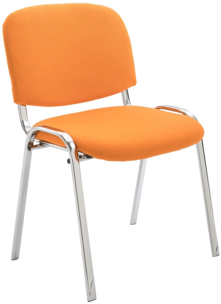 Besucherstuhl Ken C Stoff orange