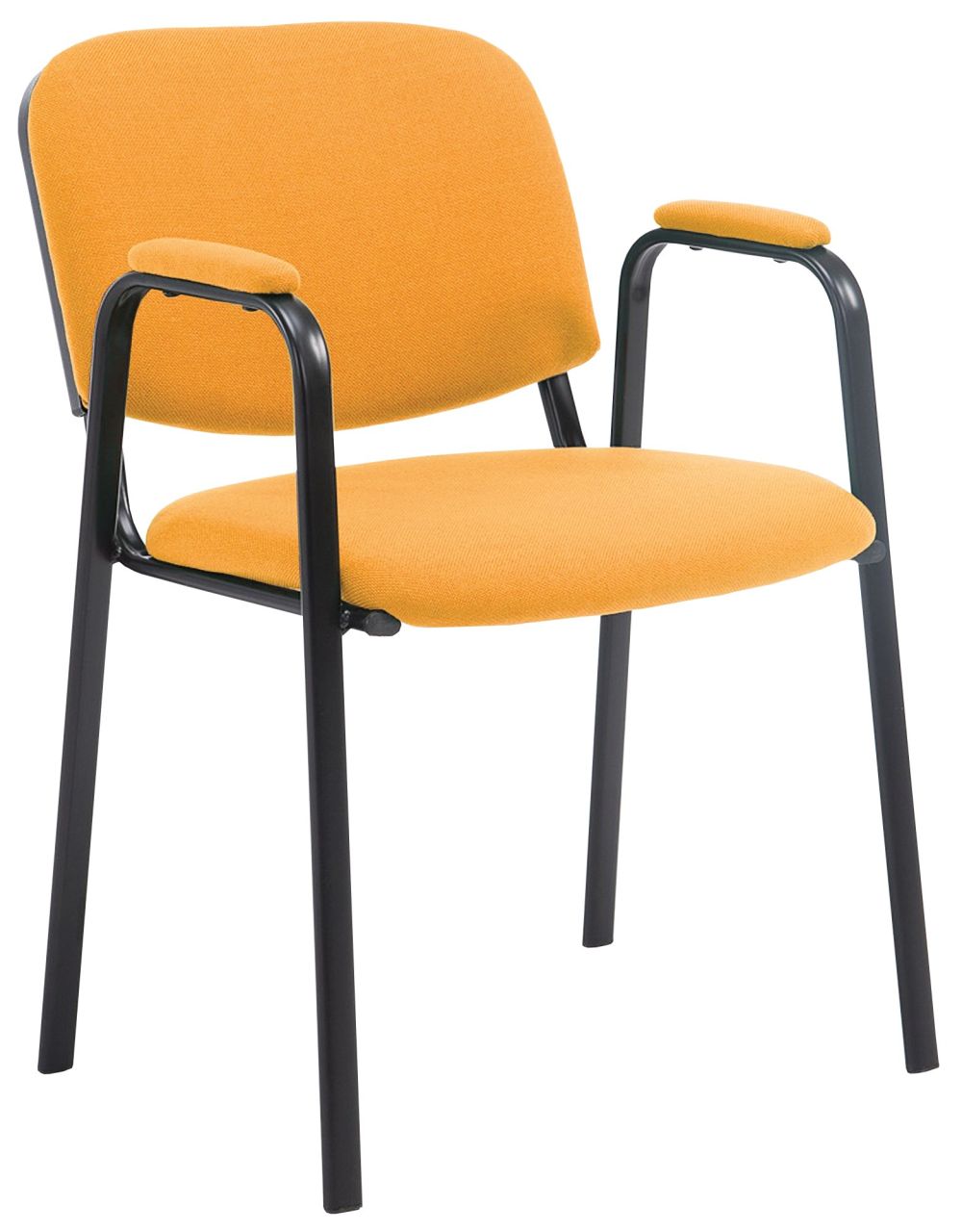 Besucherstuhl Ken PRO Stoff orange