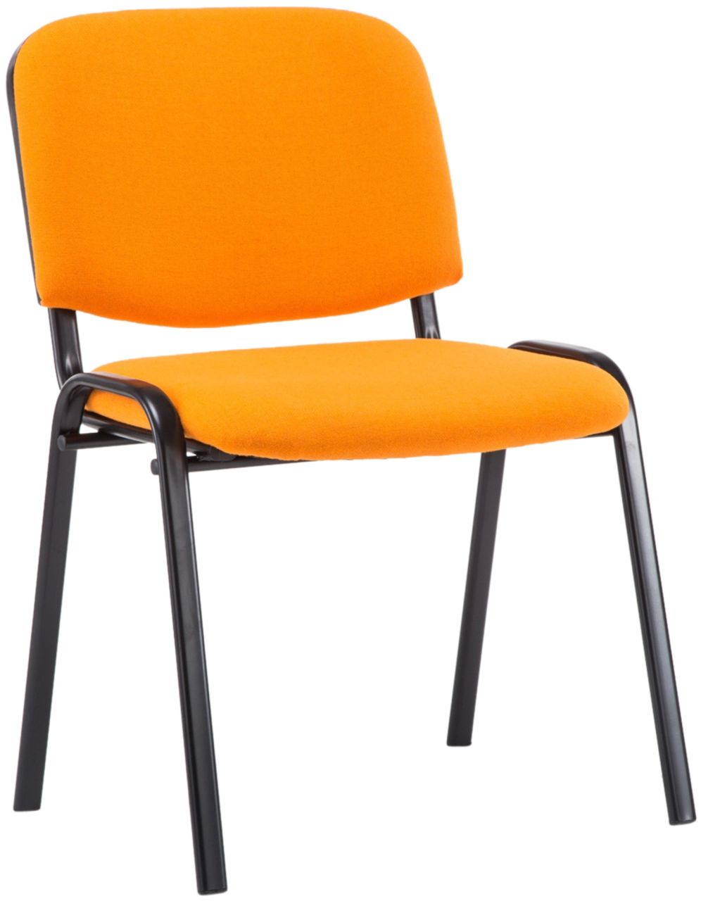 Besucherstuhl Ken V2 Stoff orange