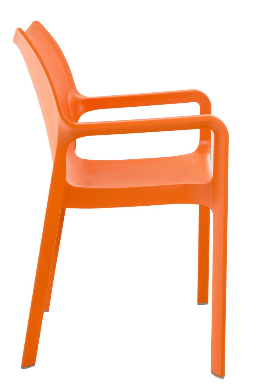 4er Set Stuhl Diva orange