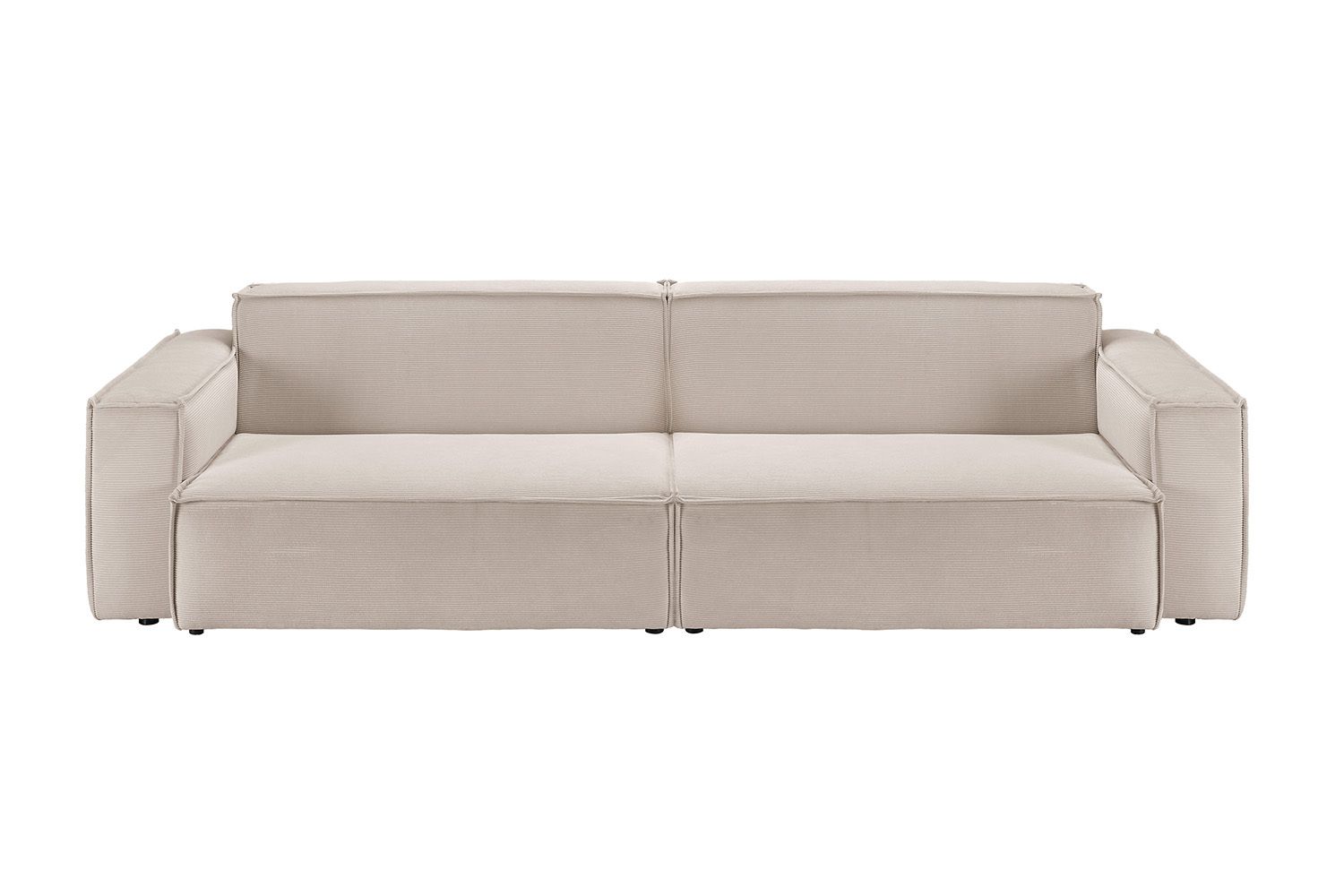 KAWOLA Sofa SAMU Feincord beige