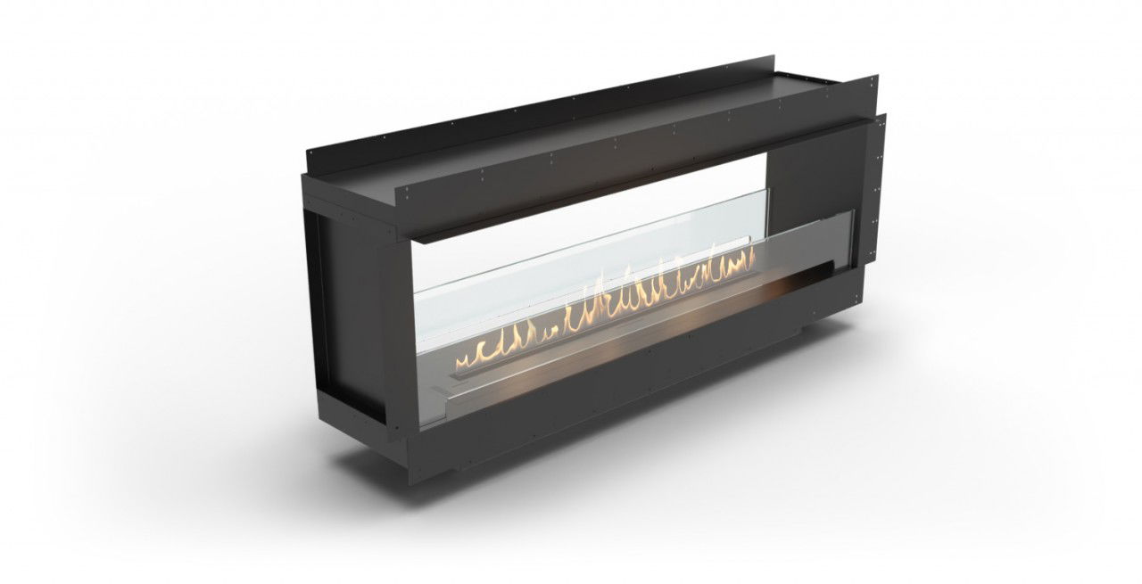 Planika Forma Firebox SEE-THROUGH mit BEV Automatikbrenner FLA 3 Forma 1800