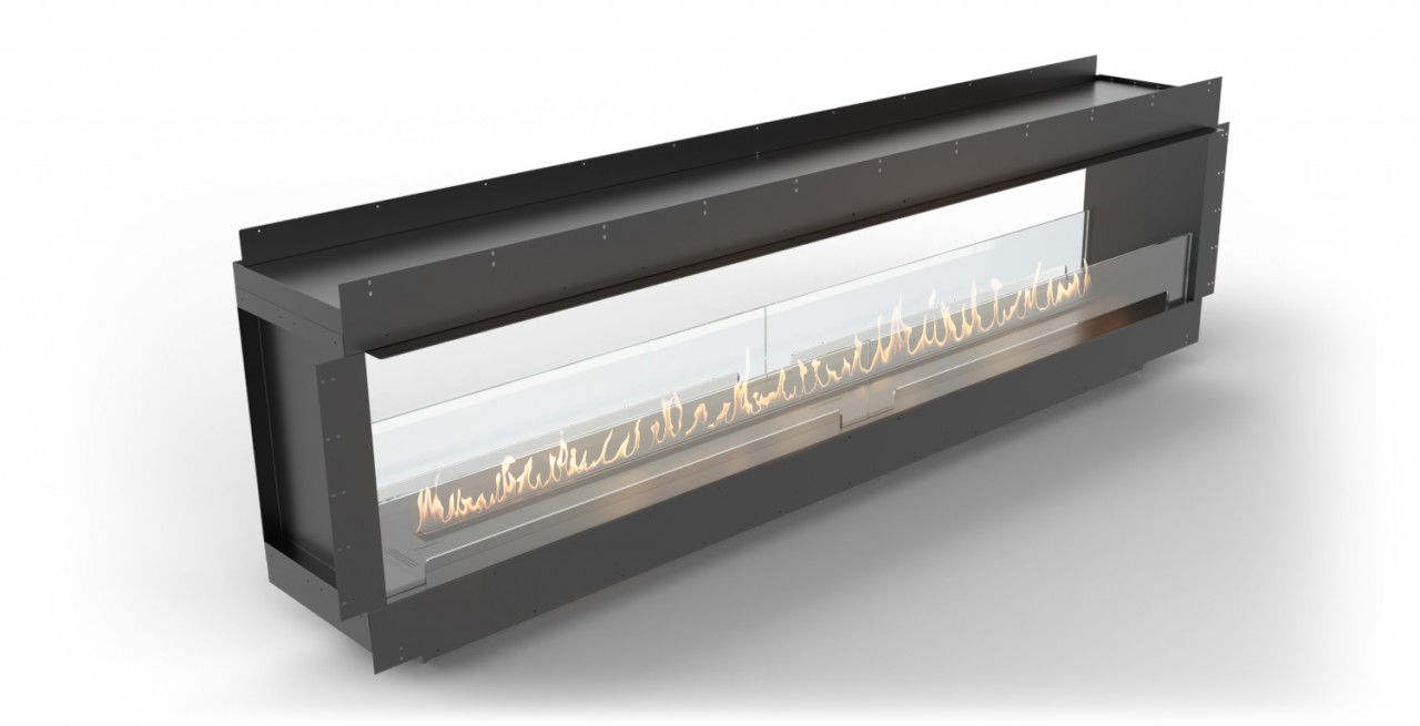 Planika Forma Firebox SEE-THROUGH mit BEV Automatikbrenner FLA 3+ Forma 2700