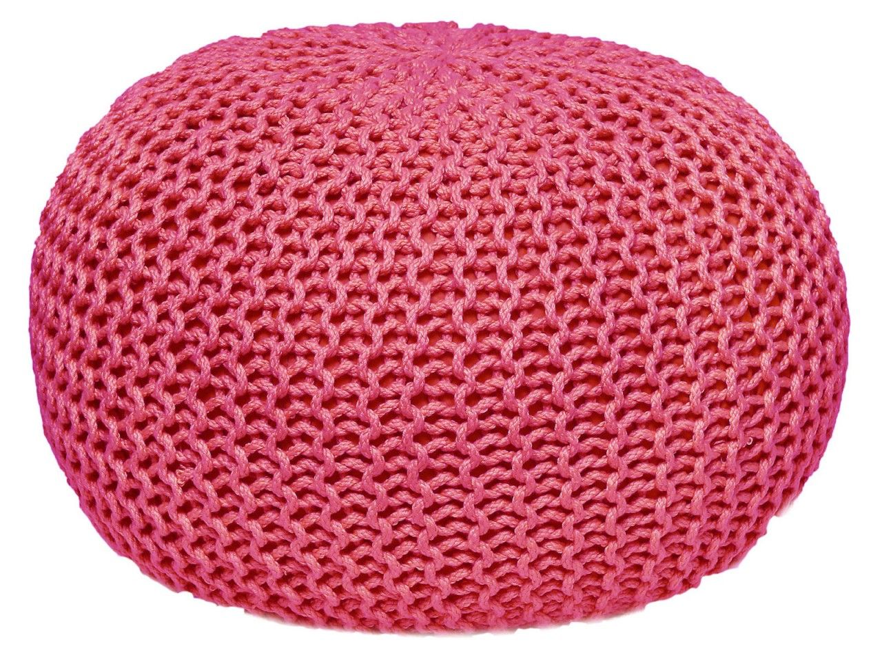 Pouf outdoor ø55cm Sitzpouf Terrasse Pool Garten pink – rosebloom