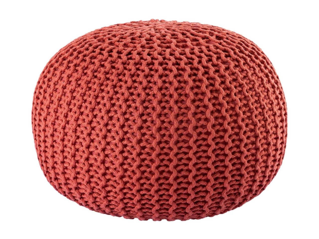 Pouf outdoor ø55cm Sitzpouf Terrasse Pool Garten terracotta – ginger