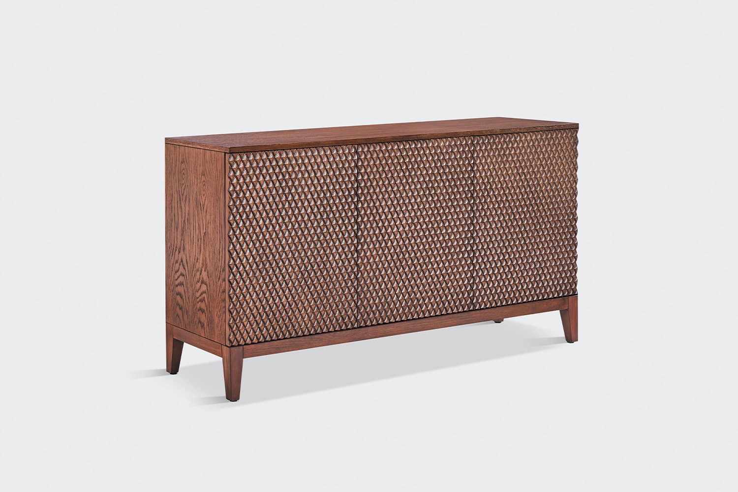 KAWOLA Sideboard COPAS 3 Türen Eiche furniert braun