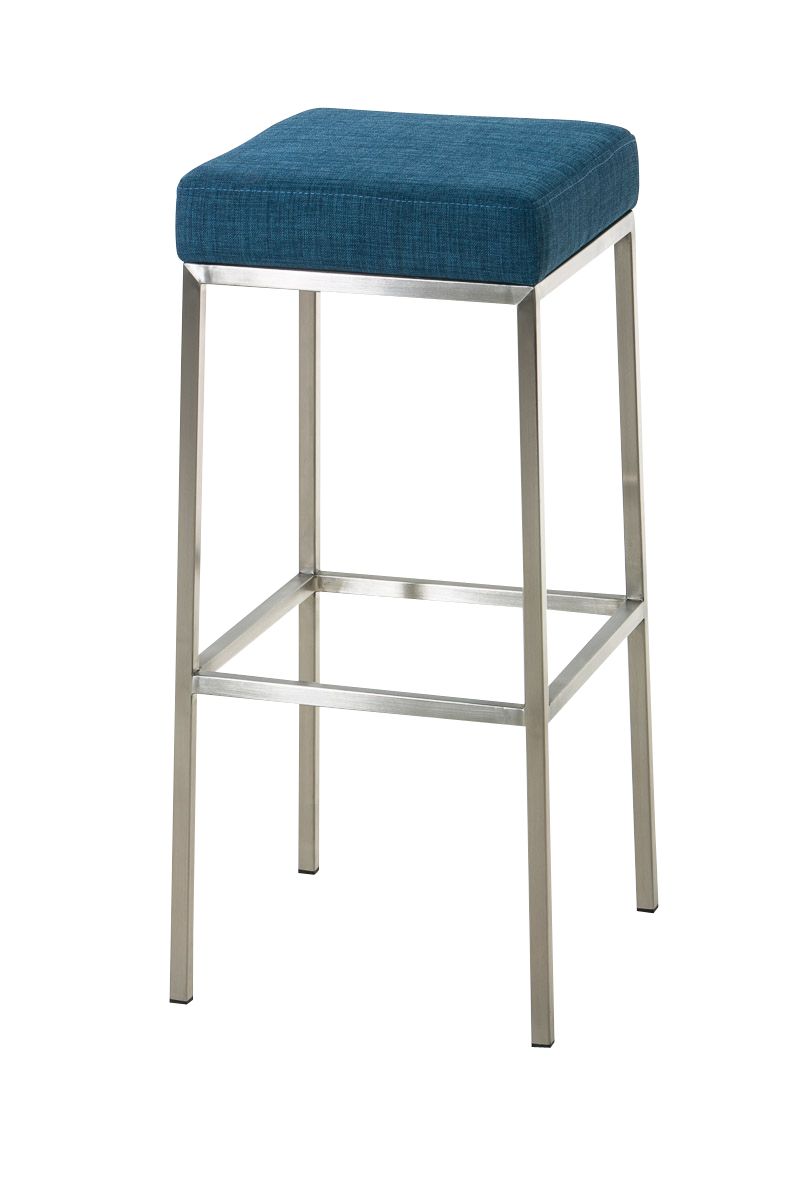 Barhocker Montreal E80 Stoff blau