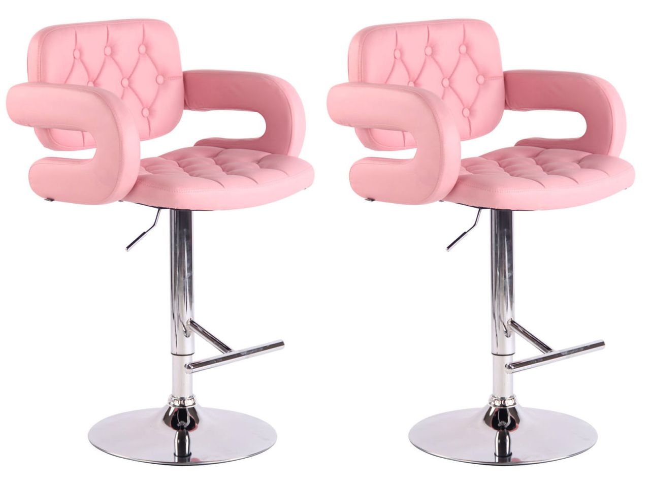 2er Set Barhocker Dublin C pink