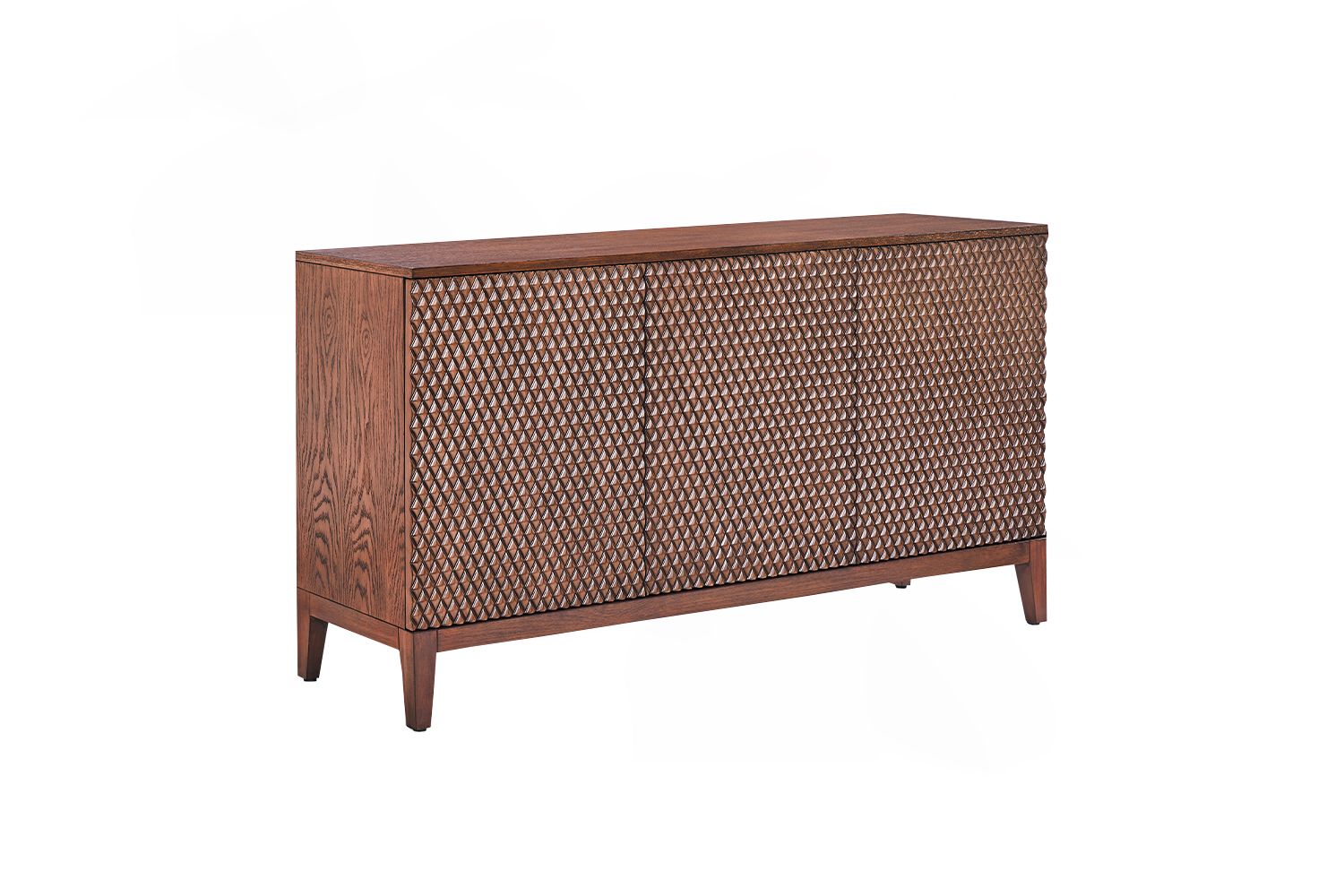 KAWOLA Sideboard COPAS 3 Türen Eiche furniert braun